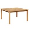 vidaXL Kaffebord Brun 85 x 85 x 45 cm Heltre teak