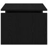 vidaXL Kaffebord Svart Eik 68 x 50 x 38 cm Konstruert tre