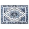 vidaXL Teppe ORIZ M&oslash;rkebl&aring; 140 x 200 cm 100% Polyester