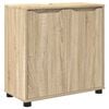 vidaXL Bad vaskeskap Sonoma eik 60 x 30 x 60 cm Konstruert tre