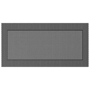 vidaXL Utendørs teppe ARAKIL Svart og grå 250 x 500 cm PP