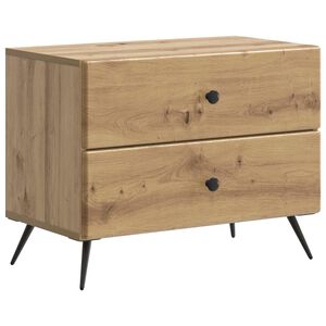 vidaXL Nattbordskap Artisan eik 62 x 34,5 x 47,5 cm Konstruert tre
