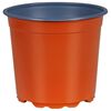 vidaXL Rund Blomsterpotte 100 stk. Terrakotta &Oslash; 15 x 13 cm Plast