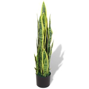 vidaXL Kunstig bajonettplante med potte 90 cm gr&oslash;nn