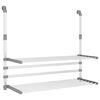 vidaXL T&oslash;rkestativ for balkong 89x25x(60-95) cm aluminium
