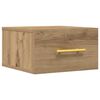 vidaXL Nattbordskap 35 x 35 x 20 cm Konstruert tre Artisan Eik