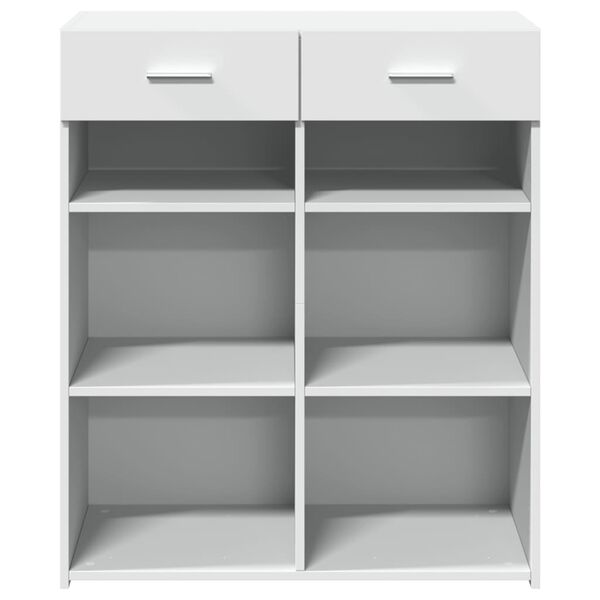 vidaXL Skjenk hvit 80x42,5x93 cm konstruert tre