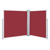 vidaXL Uttrekkbar sidemarkise 170x600 cm r&oslash;d