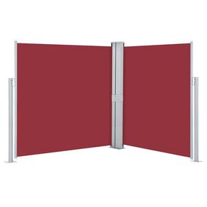 vidaXL Uttrekkbar sidemarkise 170x600 cm r&oslash;d