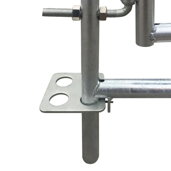 vidaXL Sauebinge 4 paneler galvanisert st&aring;l 183 x 183 x 92 cm