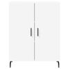 vidaXL Highboard hvit 69,5x34x180 cm konstruert tre