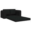 vidaXL Sammenleggbar Sofa seng Svart 148 x 71 x 83 cm stoff