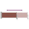 vidaXL Uttrekkbar sidemarkise 60x300 cm brun