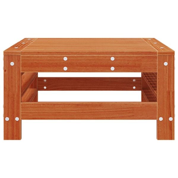 vidaXL Hagefotst&oslash;tte Massiv furu VoksBrun 57,5 x 57,5 x 30 cm