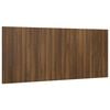 vidaXL Sengegavl brun eik 200x1,5x80 cm konstruert tre