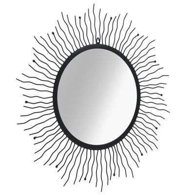 vidaXL Hagespeil solstråle 80 cm svart