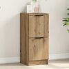 vidaXL Skjenk artisan eik 30x30x70 cm konstruert tre