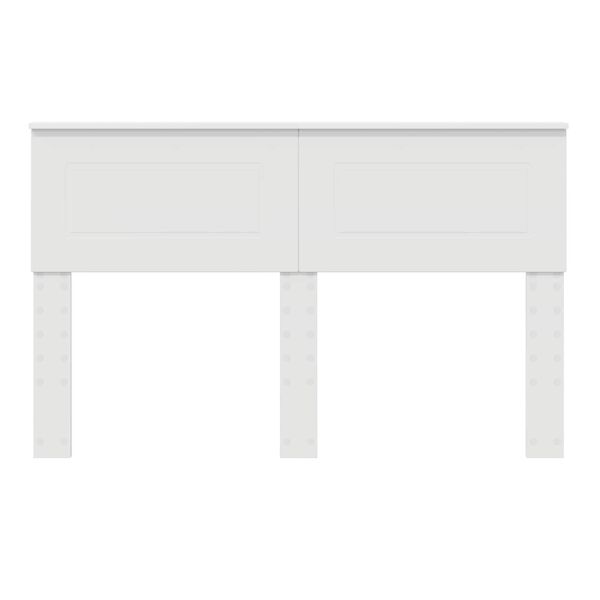 vidaXL Hodegavl Hvit 160 cm Konstruert tre