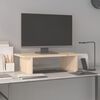 vidaXL Monitorstativ 50x27x15 cm heltre furu