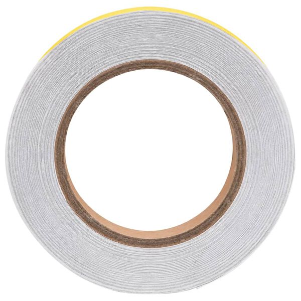vidaXL Reflekterende tape gul 2,5 cm x 20 m PVC