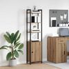 vidaXL Bokskap Artisan Eik 40 x 24 x 161 cm Konstruert tre