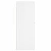 vidaXL Veggskap 2 stk h&oslash;yglans hvit 69,5x34x90 cm