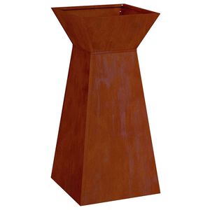 vidaXL S&oslash;yleplanter Rusten 35 x 35 x 73 cm Cortenst&aring;l