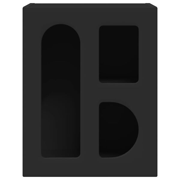 vidaXL Nattbord Svart 40 x 35 x 50 cm Konstruert tre