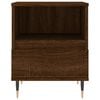 vidaXL Nattbord 2 stk brun eik 40x35x50 cm konstruert tre