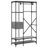 vidaXL Garderobe med skuffer gr&aring; sonoma 100x40x180 cm konstruert tre