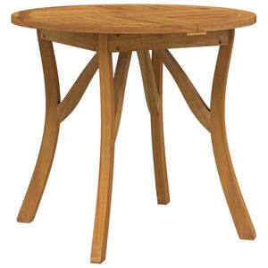 vidaXL Hagebord &Oslash; 85 cm heltre akasie