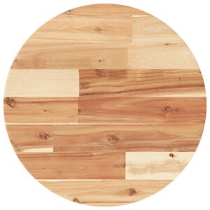vidaXL Bordplate rund &Oslash;40x2 cm heltre akasie