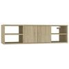 vidaXL Vegghylle sonoma eik 102x30x29 cm konstruert tre