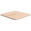 vidaXL Firkantet bordplate 40x40x1,5 cm ubehandlet heltre eik