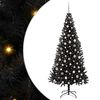 vidaXL Juletre Svart 240 cm PVC