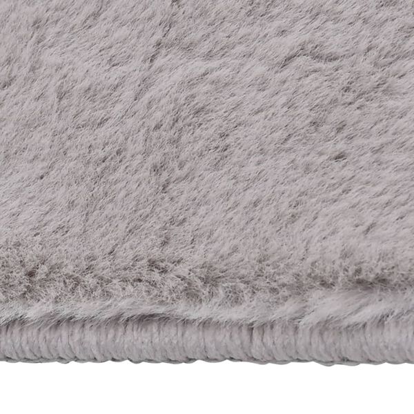 vidaXL Teppe kunstig kaninskinn 200x300 cm gr&aring;
