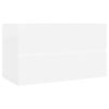 vidaXL Servantskap hvit 80x38,5x45 cm konstruert tre