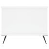 vidaXL Salongbord hvit 90x50x40 cm konstruert tre