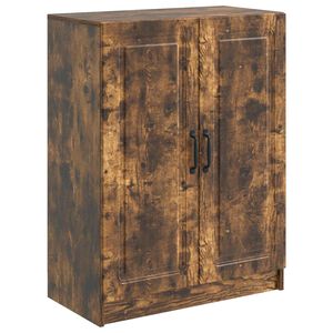 vidaXL Serviesskap R&oslash;kt Eik 66 x 34,5 x 87 cm Konstruert tre