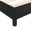 vidaXL Boxspring-sengeramme svart 135x190 cm Double kunstskinn