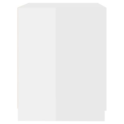 vidaXL Vaskemaskinskap høyglans hvit 71x71,5x91,5 cm