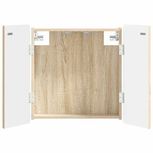 vidaXL Dartbrettskap ZWOLLE Sonoma eik 52,5 x 10,5 x 57,5 cm