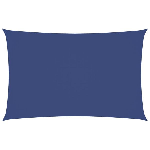 vidaXL Solseil oxfordstoff rektangul&aelig;r 2,5x5 m bl&aring;