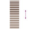 vidaXL Sebragardin brun 85x230 cm stoff bredde 80,9 cm polyester