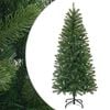 vidaXL Kunstig juletre 150 cm PVC, PE og st&aring;l gr&oslash;nn