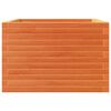 vidaXL Plantekasse voksbrun 70x70x46 cm heltre furu