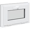 vidaXL Kj&oslash;levindu RISOR 60 x 40 cm PVC og glass Antrasitt