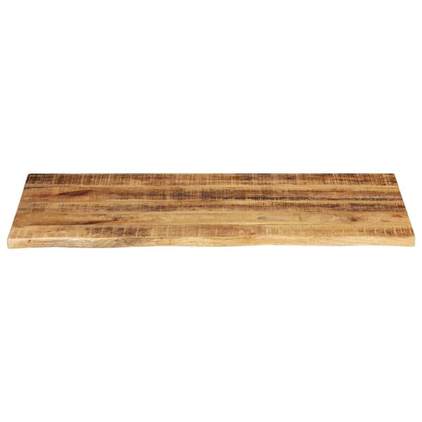 vidaXL Bordplate 120x60x3,8 cm naturlig kant grovt heltre mangotre