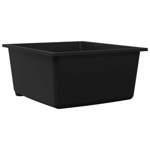 vidaXL Kj&oslash;kkenvask Svart 38 x 44 x 20 cm Granitt