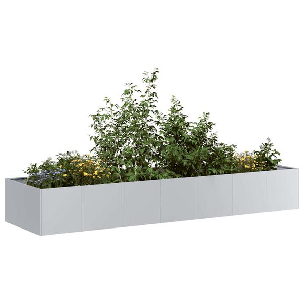 vidaXL Plantekasse 280x80x40 cm galvanisert st&aring;l